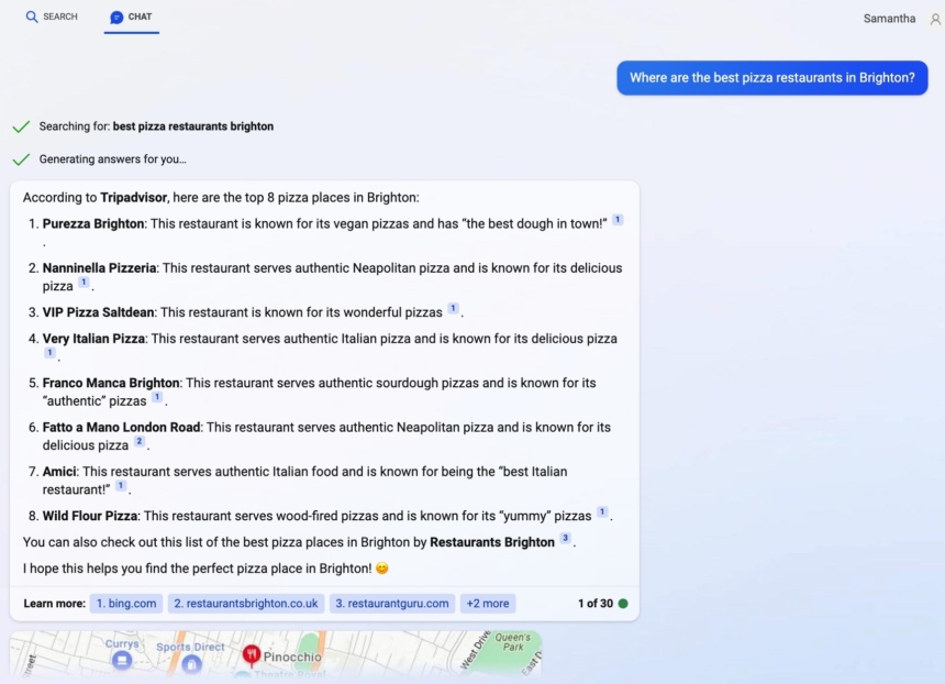 Bing Ai Best Pizza Restaurants
