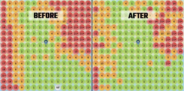 Local Search Grid before and after visual