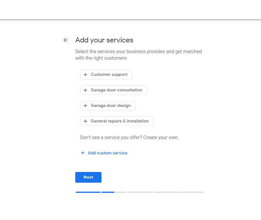 Service area business GBP setup