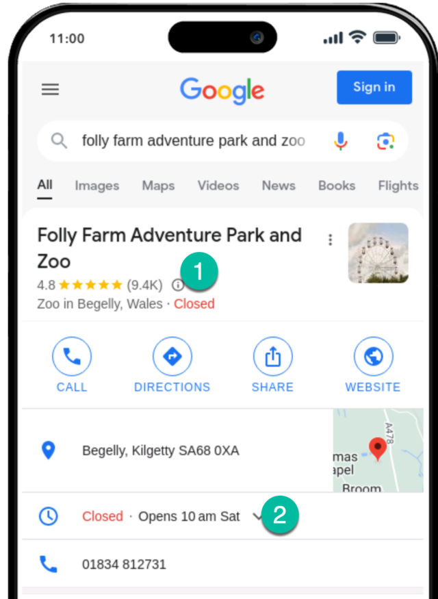Google Business Profile - Where to Find Opening Times